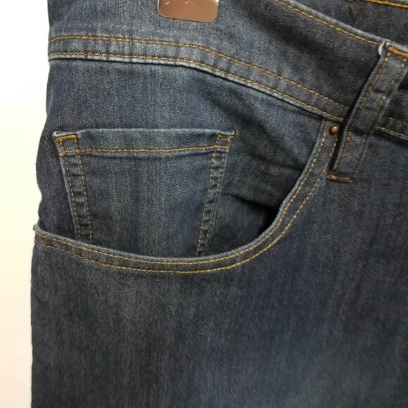 Travis Mathew Jeans Mens 38 Blue Featherweight Legacy Stretch Dark Wash Denim - Picture 6 of 8